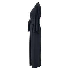 The Premium Kimono Robe- Sumi Black