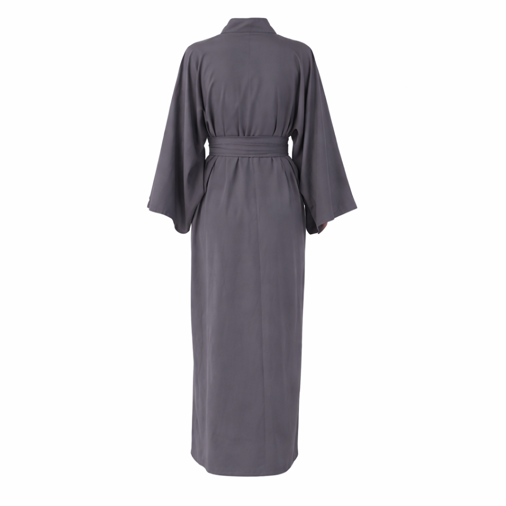 The Premium Kimono Robe- Kaze Grey