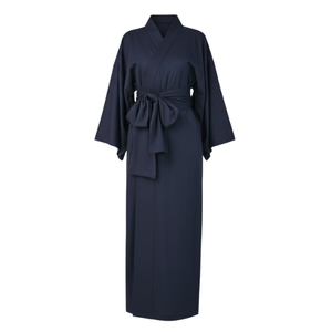 The Natural Kimono Robe-Kachi Navy