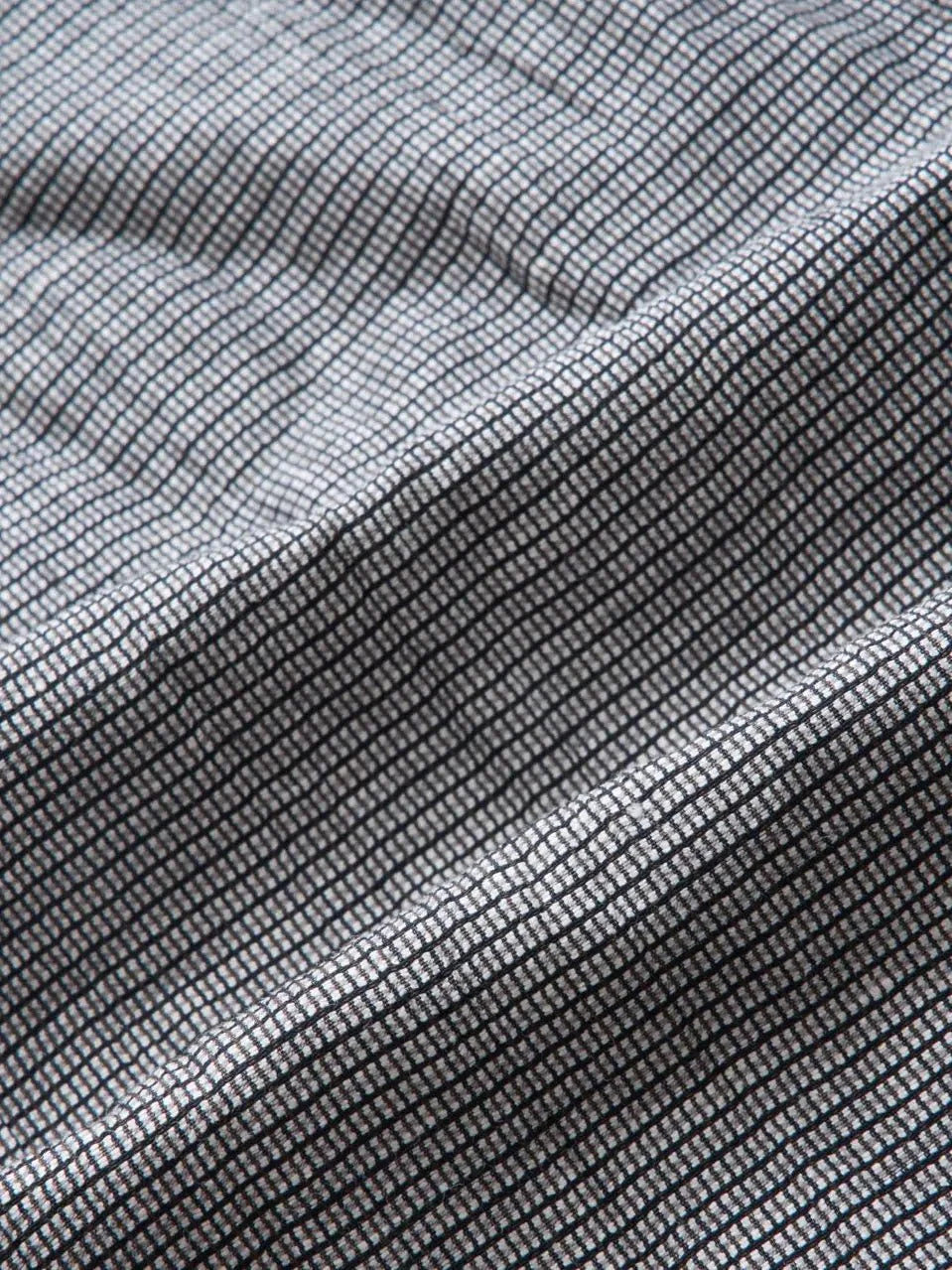 Close-up of handcrafted Gray Obi-Belt fabric showing soft satin texture made in Japan
