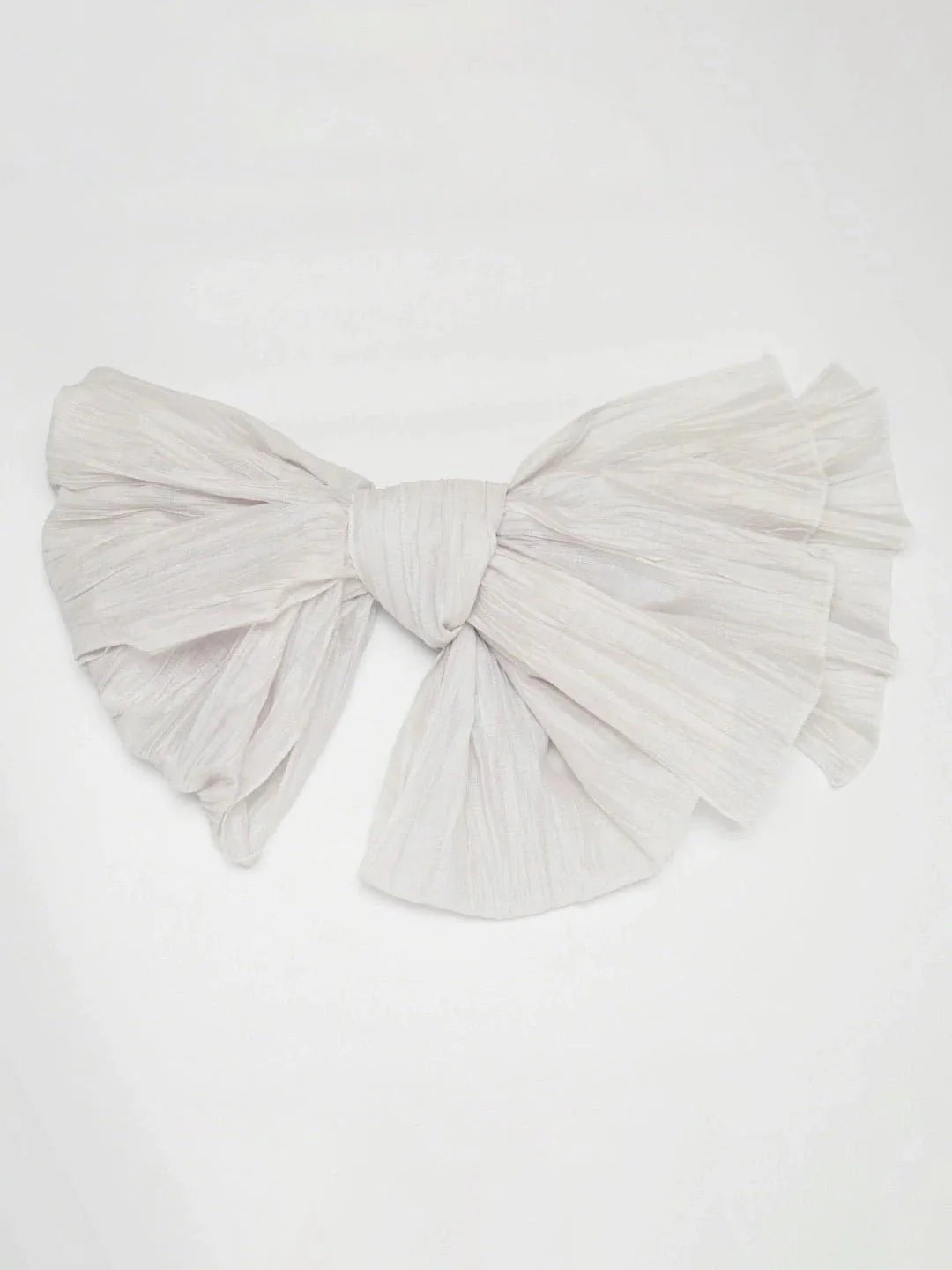 Obi-Belt Kazari White styled on Yukata robe – handcrafted Japanese decorative obi by MikaStudio