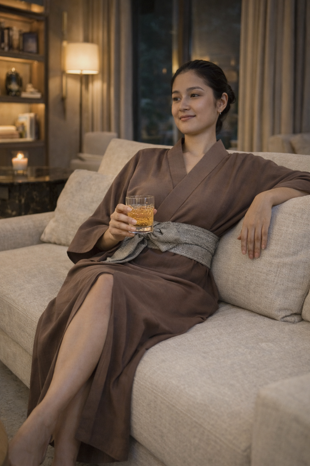 The Premium Kimono Robe- Rakuda